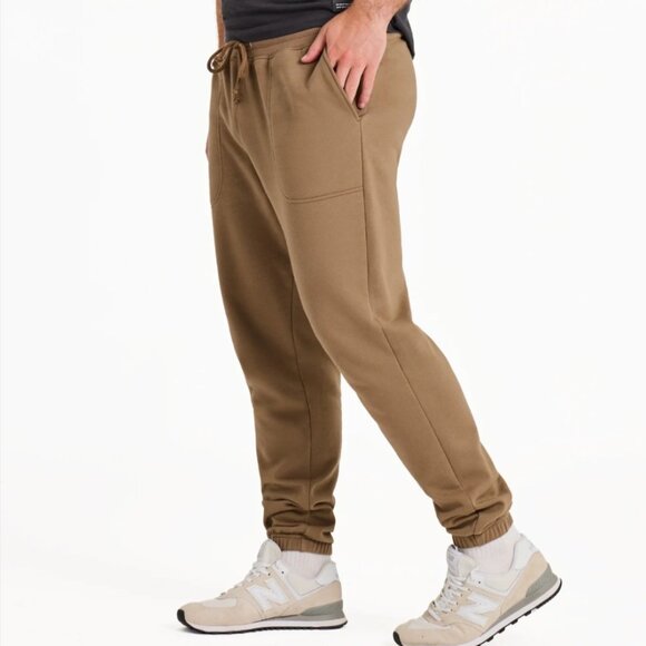 Men's Solid Good Vibes Fleece Jogger Life is Good - Picture 1 of 7